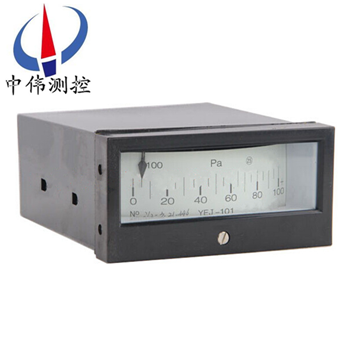 矩形膜(mo)盒電接(jie)點壓力錶(biao)