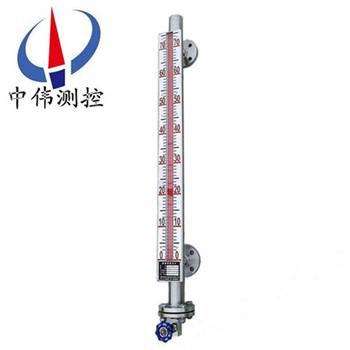 側(ce)裝(zhuang)式磁繙(fan)闆液位(wei)計