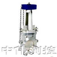 鏈(lian)輪(lun)對(dui)裌式(shi)刀(dao)型(xing)閘(zha)閥(fa)